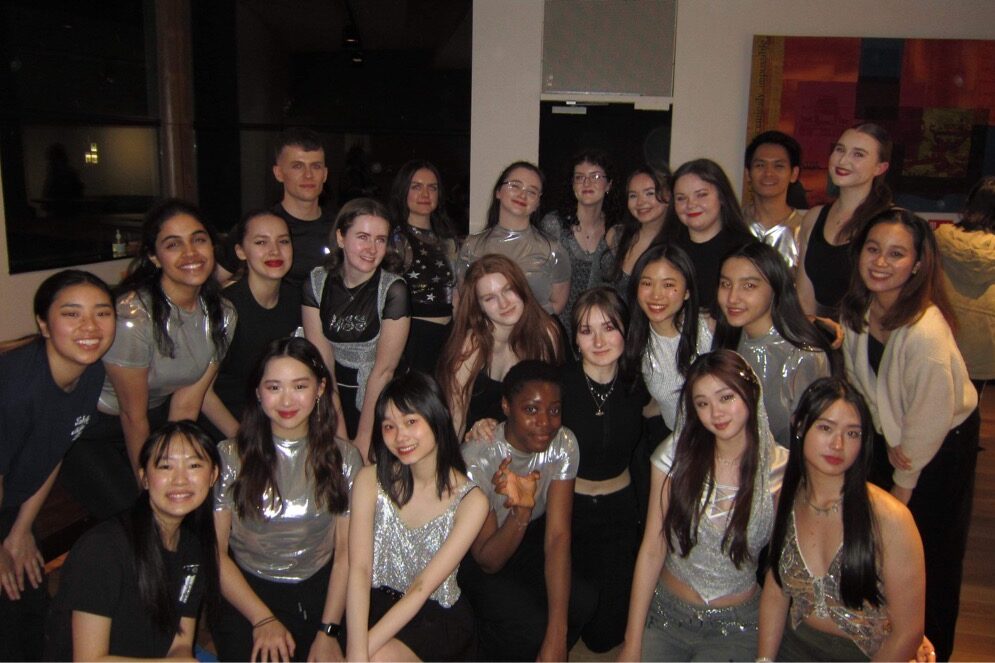 Group photo of members of the Dance Society